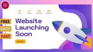 How to Make a Coming Soon & Maintenance Page in WordPress Using Elementor - wordpress tutorial