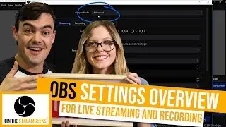 How to setup OBS for settings for streaming & recording