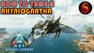 ARK SURVIVAL ASCENDED how to tame MULTIPLE RHYNOGNATHIA from the same WILD FEMALE