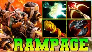 Rampage + 23 Kills Gyrocopter Dota 2 Safelane Carry Build Guide Pro Gameplay Build 7.37