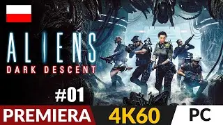 Aliens: Dark Descent PL 🛸 #1 (odc.1) 🦀 Obcy w wydaniu RTS | Gameplay po polsku 4K