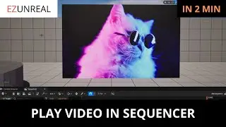 Unreal Engine 5 Tutorial: How to Play Video in Sequencer (UE 5.3)