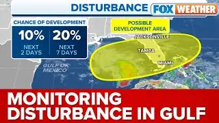 National Hurricane Center Monitoring Tropical Disturbance In The Gulf