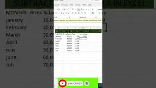 How to Subtract in Excel | Excel Minus Formula [Beginners Tutorial / Easy Excel formulas] #mexcel