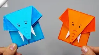 Easy way paper elephant | Origami Elephant