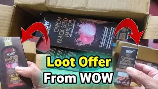 139/- Loot From WOW । WOW Onion Seed Hair Oil & Caffeine Face Serum Unboxing Video