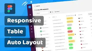 Responsive Web Design: Auto Layout Tables in Figma Tutorial