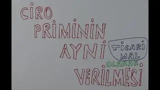 Ciro primi nedir? Ayni olarak verilen ciro priminin muhasebeleştirilmesi