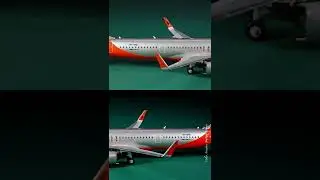 1/400 Scale Model Airplane New Jetstar Airways Airbus A321neo VH-OFE by NG Model 2022 #Shorts