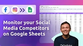 Monitor your Social Media Competitors on Google Sheets | Tutorial (2024)