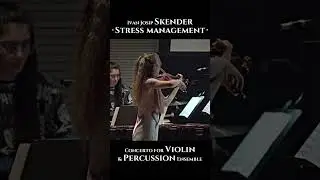 Ivan Josip Skender - Stress management - Concerto for Violin & Percussion Ensemble