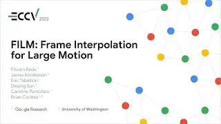 FILM: Frame Interpolation for Large Motion, in ECCV 2022