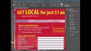 Adobe Creative Cloud - Creating an Interactive PDF Form with InDesign