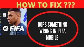 #fifa #fing24 OOPS SOMETHING WENT WRONG IN FIFA MOBILE ⚽,HOW TO FIX | FING 24 😌🆒