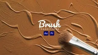 Motions Graphics Brush Transitions Premiere Pro Tutorial FREE FILE