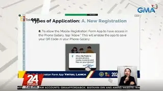 Comelec launches mobile registration app for #Eleksyon2022 | 24 Oras