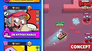 NOUVEAU BRAWLER RYDER (Trio de R.T et Larry & Lawry) 🔥📹 (nouvelles hypercharges, infos et concept)
