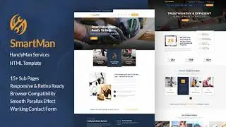 Smartman - Handyman Renovation Services HTML Template | Themeforest Website Templates and Themes