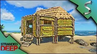 BUILDING A HOUSE! NEW ROOFING SYSTEM! BRICK STATION! - Stranded Deep [Gameplay E7]