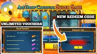 Air Drop Carvinal New redemption code😊 | Air Drop Carvinal New redeem code | unlimited UC vouchers 😱