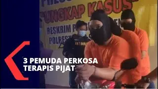 Perkosa Terapis Pijat Refleksi, 3 Pemuda Ditangkap