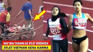 Bikin Terharu.! Niatnya Mau Menjatuhin Atlet INDONESIA, Atlet Vietnam Kena Karma.