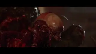 Alien 3 (1992) : alien birth from ox (alternate scene)