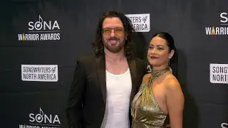 JC Chasez and Jennifer HuYoung 2023 SONA Warrior Awards Red Carpet Arrivals