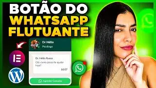 🟢 Como Colocar BOTÃO DO WHATSAPP Flutuante no Elementor WordPress [Nativo, Sem plugin extra]