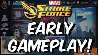 Marvel Strike Force Early Gameplay - Free To Play Android/IOS Game 2018