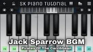 Jack Sparrow BGM | 100% PIANO TUTORIAL on Perfect Piano App