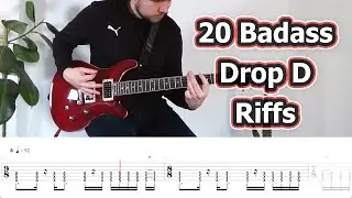 20 Badass Drop D Guitar Riffs (with Tabs)