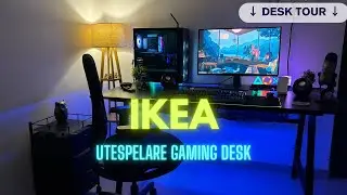 IKEA Utespelare Gaming Desk Tour| Installation| Long-Term Review| Desktop Accessories