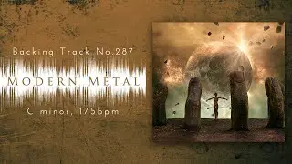 Modern Technical Metal Backing Track in Cm | BT-287