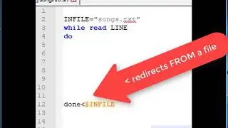 Linux: Shell Programming Reading from file