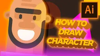 How to draw character in ADobe Illustrator