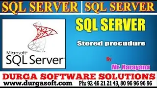 Sql Server tutorial || onlinetraining|| Stored procedure by Narayana