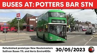 Buses at Potters Bar Station 30/05/2023