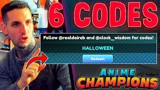 🚨6 CODIGOS DE ANIME CHAMPIONS SIMULATOR ROBLOX *UPDATE 4 HALLOWEEN*