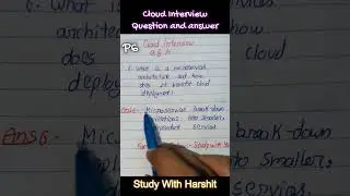 Part 6 Cloud Interview Question And Answer / Question 6 Cloud with Sample Answer