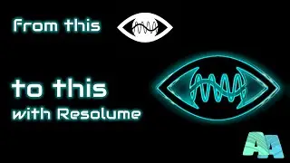 Neon logos & text - Light'n'Shine | Resolume tutorial