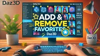 Add & Remove Favorites in Daz3D