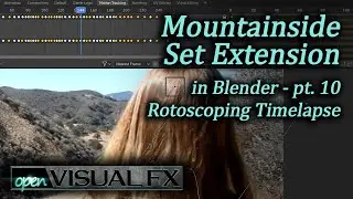 Mountainside Set Extension in Blender, part 10