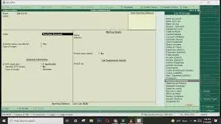 How To Create Ledgers In Tally. Erp 9 | Ledgers Creation | Tally mein Ledgers Kese Create kare | #4