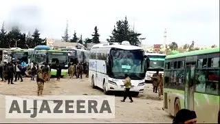 Syria: Evacuation buses leave Madaya, Zabadani for Idlib