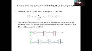 Entanglement and Phases of Matter - Frank Verstraete