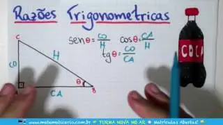 ⏱ TRIGONOMETRIA COM COCA E Soh Cah Toa 👉 Minuto Matemática