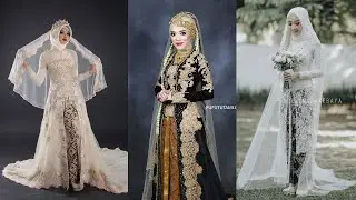 17 Model Kebaya Pengantin Modern Muslim Terbaru 2024, kebaya brokat untuk pesta pernikahan