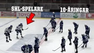 Hur många 10-åringar krävs för att vinna mot två SHL-proffs?