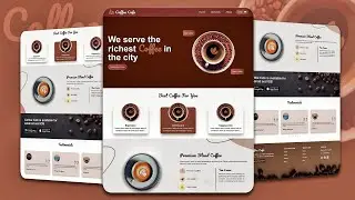 🔥Complete Responsive Coffee Shop Website Using ReactJS and Tailwind CSS | Build & Deploy